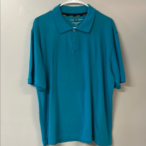 Club Room Blue Polo Shirt Classic Fit - Picture 1 of 3